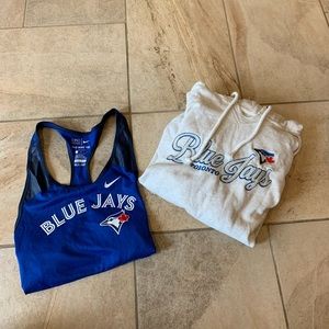 Blue jays Bundle! Sweater is a L and tank top is L